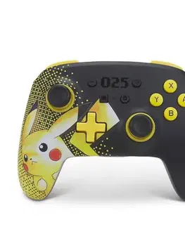 Príslušenstvo k herným konzolám Bezdrôtový ovládač PowerA Enhanced pre Nintendo Switch, Pikachu 025 1521476-01