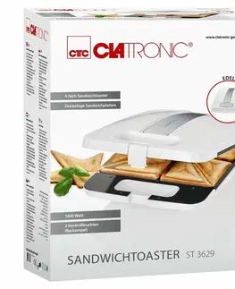 Sendvičovače Clatronic ST 3629 sendvičovač na 4 ks sendviča