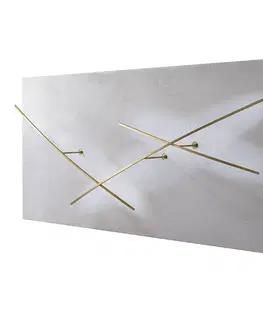 Nástenné svietidlá ICONE ICONE Albatros svetlo 927 145 cm biela/mosadz