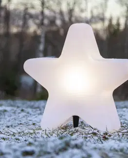 Vonkajšie dekoratívne svietidlá STAR TRADING Terasová lampa Gardenlight, tvar hviezdy