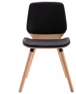 Jedálenské stoličky a kreslá Jedálenská stolička 4 ks Dekorhome Čierna / hnedá
