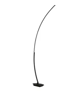 Stojace lampy Moderná stojaca lampa čierna vrátane LED - Lucy