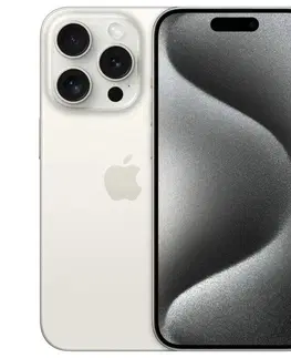 Mobilné telefóny Apple iPhone 15 Pro 1TB, titánová biela MTVD3SXA