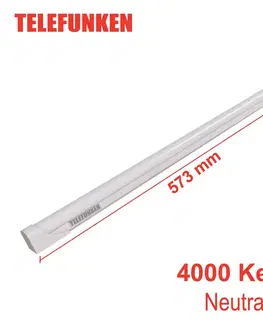 Osvetlenie kuchynskej linky Telefunken Podhľadové LED svietidlo Hebe, biela, dĺžka 57 cm