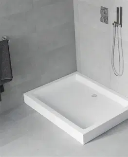 Vane MEXEN - Rio sprchová vanička obdĺžniková 100x80 cm, biela 45108010