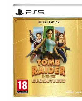 Hry na PS5 Tomb Raider I-III Remastered Starring Lara Croft CZ (Deluxe Edition) PS5