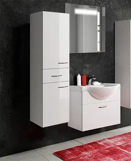 Kúpeľňový nábytok HOPA - Bočná vysoká skrinka Viky A - Smer zatváranie - Pravé (DX) OLNVIKI301P