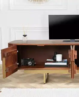 TV stolíky LuxD Dizajnový TV stolík Daichi 160 cm mango