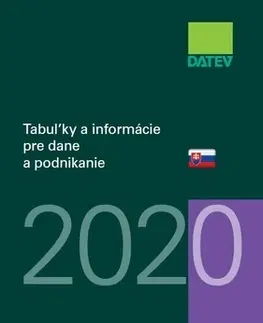 Dane, účtovníctvo Tabuľky a informácie pre dane a podnikanie 2020 - Dušan Dobšovič