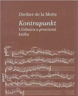 Hudba - noty, spevníky, príručky Kontrapunkt - Diether de la Motte