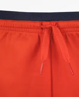 nohavice Detské futbalové šortky červeno-modré