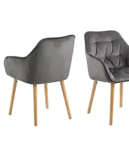 Plastové stoličky Stolička grey 2 ks