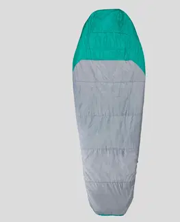 kemping Trekingový spací vak MT500 od 10 °C polyesterový