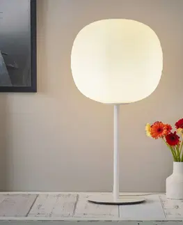 Stolové lampy Foscarini Foscarini Gem tavolo alta stolová lampa, biela