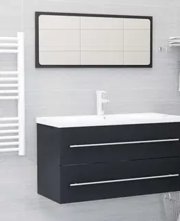 Kúpeľňové skrinky Skrinka pod umývadlo 90 cm Dekorhome Betón
