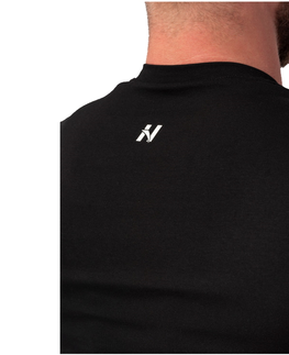 Pánske tričká Pánske tričko Nebbia Minimalist Logo 293 Black - XXL