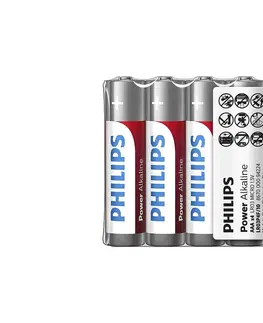 Predlžovacie káble Philips Philips LR03P4F/10 - 4 ks Alkalická batéria AAA POWER ALKALINE 1,5V 1150mAh 
