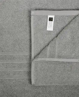 Uteráky Bavlnený uterák a osuška, Finer sivý 50 x 95 cm