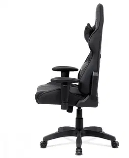 Kancelárske stoličky Herné kreslo MIKA Autronic Modrá / čierna