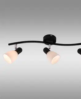 Moderné lampy do obývačky Luster Loto Čierna VO2897 LS3