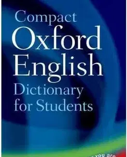 Gramatika a slovná zásoba Compact Oxford English Dictionary for University and College Students