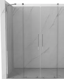 Sprchovacie kúty MEXEN/S - Velar Duo posuvné sprchové dvere 200 cm, transparent, chróm 871-200-000-02-01