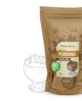 Ketodiéta Protein & Co. Keto proteínový pudding Váha: 210 g, PRÍCHUŤ: Čokoláda