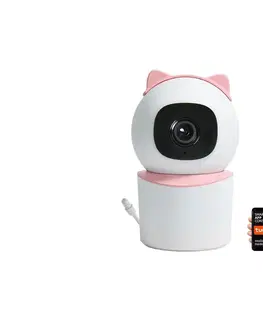 LED osvetlenie  Neo  NEO 07789L - Inteligentná kamera so senzorom 355° 50° P/T 4MP Wi-Fi Tuya ružová 