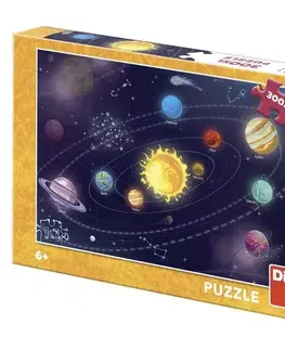 XL dieliky Dino Toys Puzzle Detská slnečná sústava 300 XL Dino
