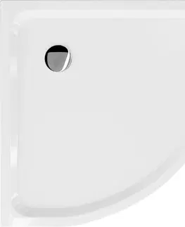 Vane MEXEN - Štvrťkruhová vanička 90x90 cm, biela 41109090