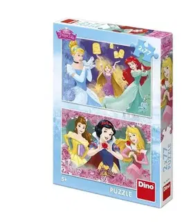 Do 99 dielikov Dino Toys Puzzle Princezné 2x77 Dino