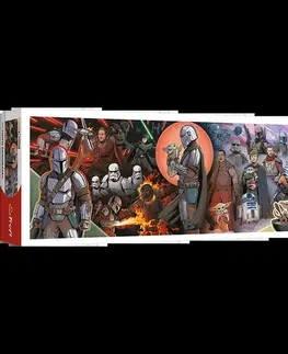 1000 dielikov Trefl Puzzle Star Wars - Mandalorian 1000 Panorama Trefl