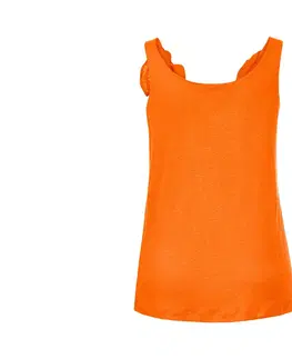 Shirts & Tops Top so zauzleným detailom, oranžový