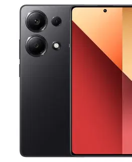 Mobilné telefóny Xiaomi Redmi Note 13 Pro, 8256GB, black, použitý, záruka 12 mesiacov