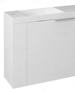 Kúpeľňa SAPHO - LATUS VI umývadlová skrinka 50x50x22cm, ľavá, biela LT615-3030