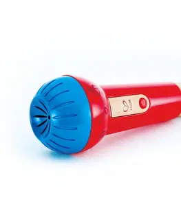 Hudobné nástroje pre deti Hape Detský mikrofón Mighty Echo, 21,8 x 8 cm