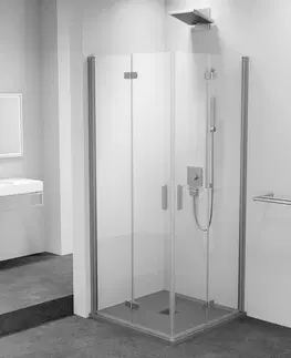 Sprchové dvere POLYSAN - ZOOM štvorcová sprchová zástena 800x800, rohový vstup ZL4815L-02