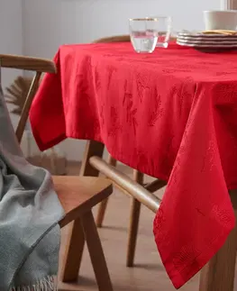 Tablecloths Žakárový obrus, červený