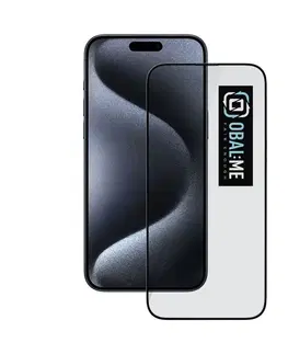 Tvrdené sklá pre mobilné telefóny OBAL:ME 5D Ochranné tvrdené sklo pre Apple iPhone 15 Pro, black 57983118465