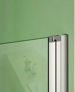 Sprchové dvere H K - Vaňová zástena S22 110x140cm - dvojdielna sklopná, číre sklo SE-S22-110