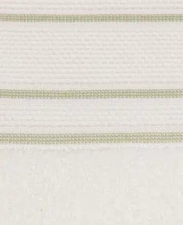 Uteráky Súprava uterákov Gunnar 3ks krémovo biela zelená