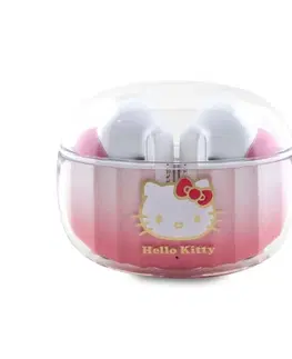 Slúchadlá Hello Kitty True Wireless Kitty Head Logo Stereo Earphones, ružové