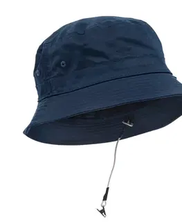 čiapky Bavlnený klobúk Sailing 100 na jachting tmavomodrý