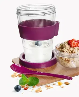 Kuchynské nože Orion Pohár UH na jogurt s držiakom na lyžičku
