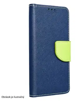 Puzdrá na mobilné telefóny Puzdro FANCY Book pre Samsung Galaxy S22, modrézelené TEL133664