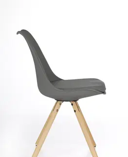 Jedálenské stoličky a kreslá Jedálenská stolička K201 Halmar Čierna