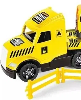 Hračky - dopravné stroje a traktory WADER - Magic truck odťahovka so sklápačom