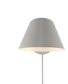 Nástenné svietidlá DFTP by Nordlux Nástenné svetlo Stay Short so zástrčkou, sivá