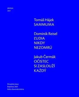 Dráma, divadelné hry, scenáre Dráma 2021 - Tomáš Hájek,Dominik Reisel,Jakub Čermák