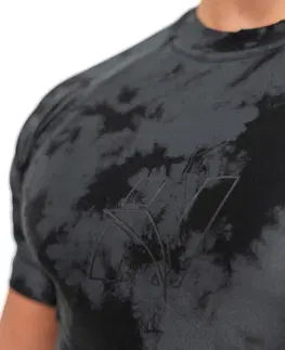 Pánske tričká Pánske kompresné tričko Nebbia FUNCTION 340 Black - XL